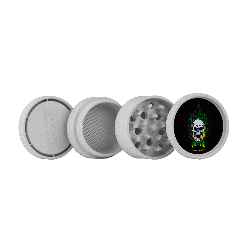 Santa Cruz Shredder x Creature - 4 Piece Hemp Grinder