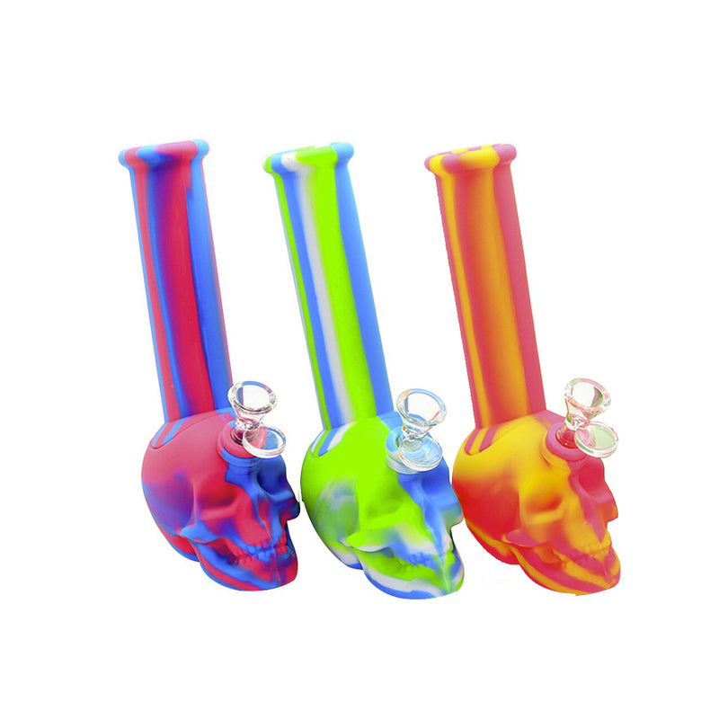 Silicone Skull Bong 