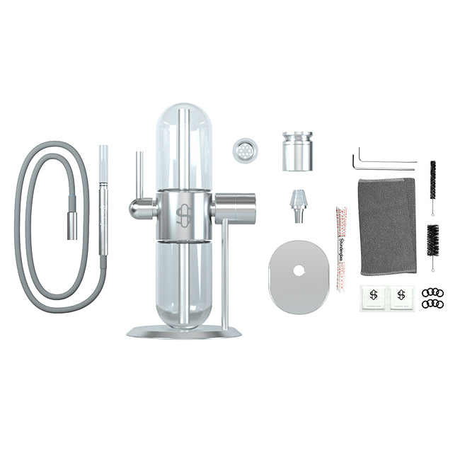 Limited Edition Stundenglass Gravity Bong Polished Silver Canada