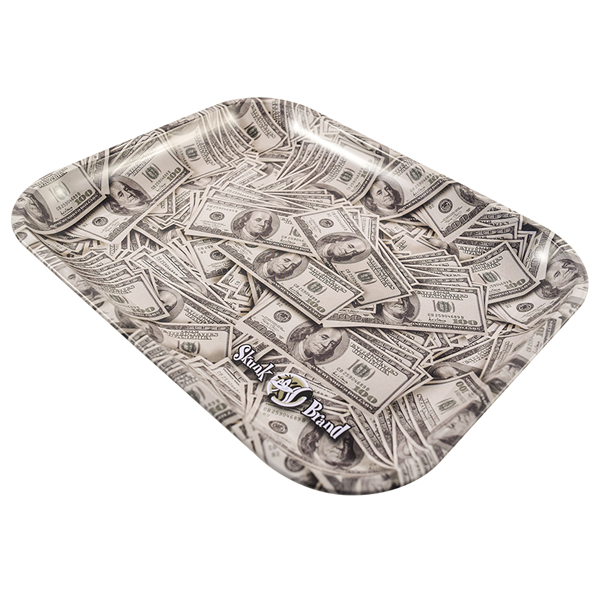 Skunk Rolling Tray Cash All Over