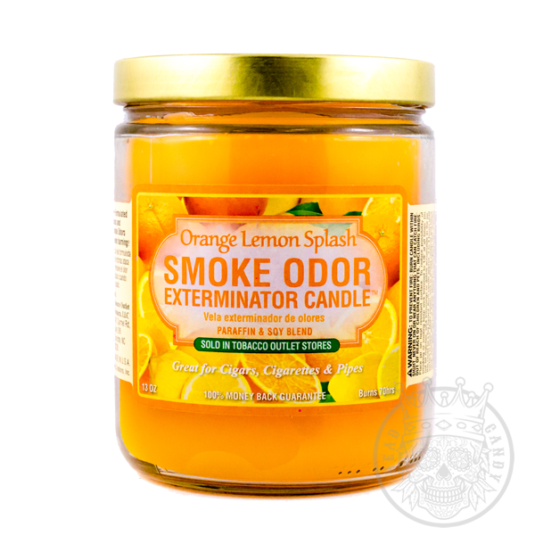 Orange Lemon Splash Candle for Smoke Odors