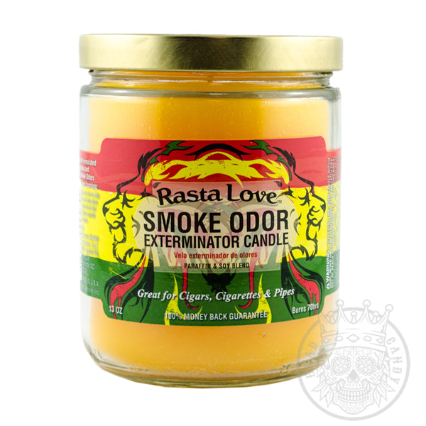 Rasta Love Smoke Odor Candle