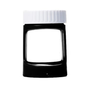 Black and White LED Stash Jar with Magnifying Glass