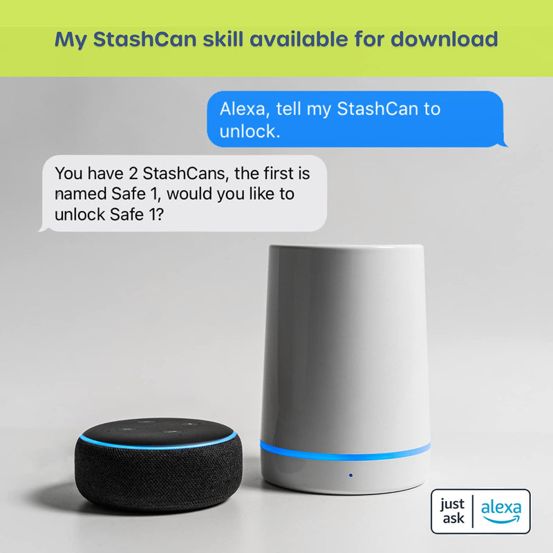 Stash Can Smart Voice Activated Lock Box Safe Canada