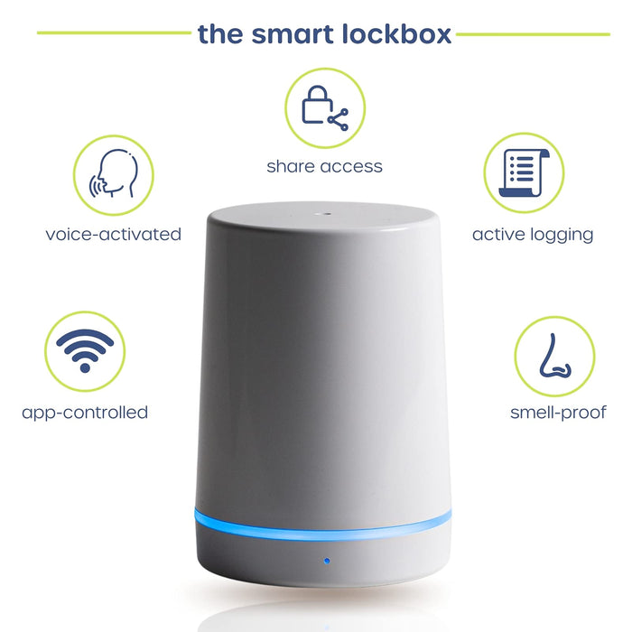 Stash Can Smart Voice Activated Lock Box Safe Canada