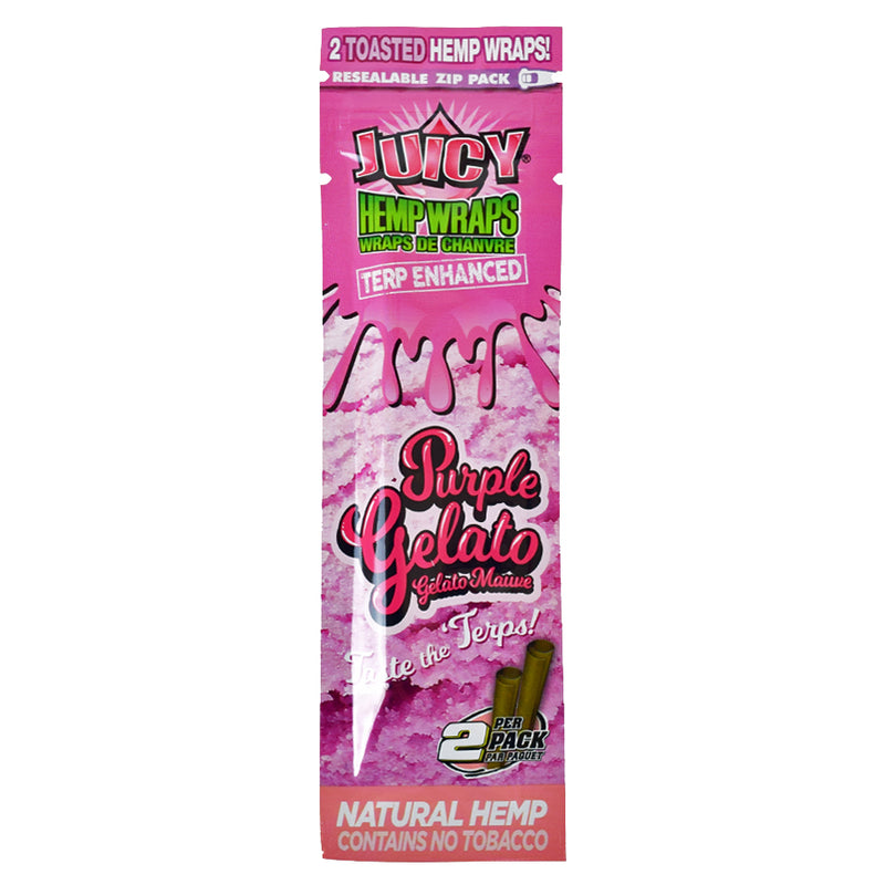Purple Gelato Juicy Jays Terp Enhanced Hemp Wraps Canada 