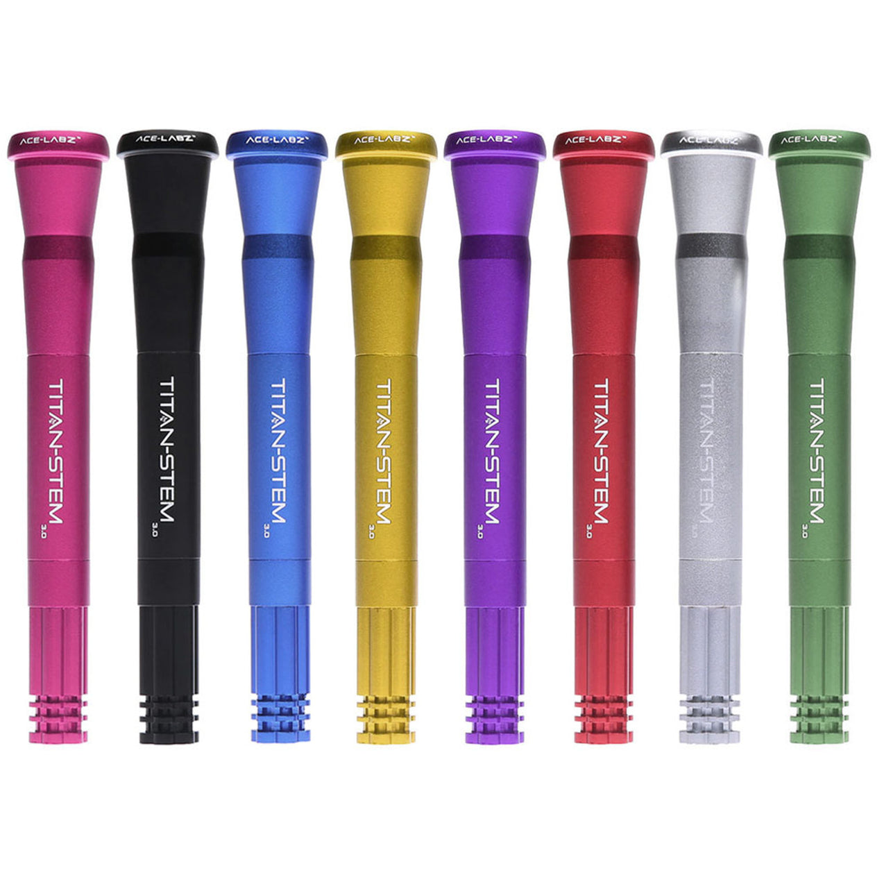 Ace Labz - Titan-Stem 3.0 Adjustable Length Metal Downstem Pink