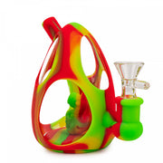 Rasta Lit Silicone Dinosaur Egg Bubbler Canada