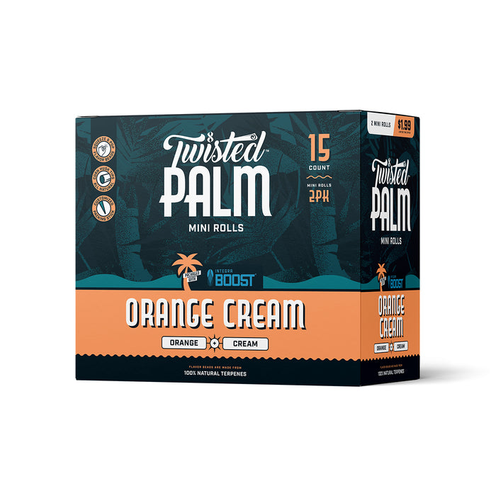 Orange Cream Twisted Palm Mini Leaf Rolls Canada