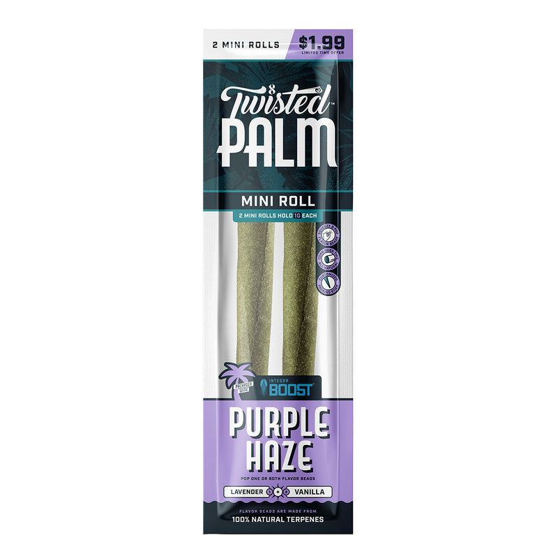 Purple Haze Twisted Palm Mini Leaf Rolls Canada