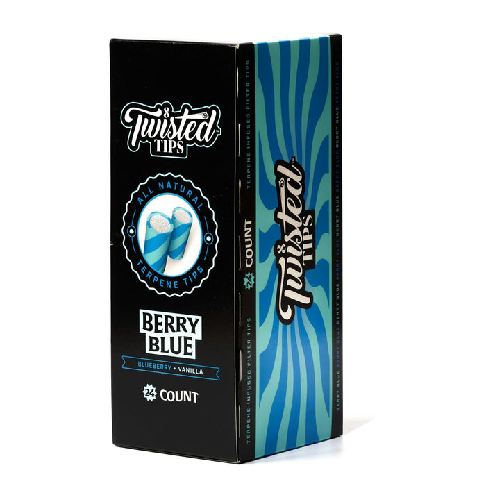 Twisted Tips Terpene Infused Filters - Berry Blue