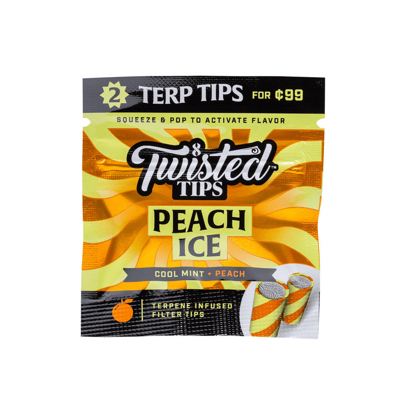 Peach Mint Terpene Infused Blunt Filter Tips Canada