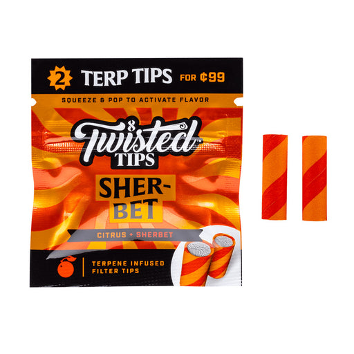 Twisted Tips Terpene Infused Filters Citrus Sherbet Canada