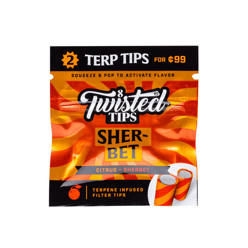 Twisted Tips Terpene Infused Rolling Filters Citrus Sherbet Canada