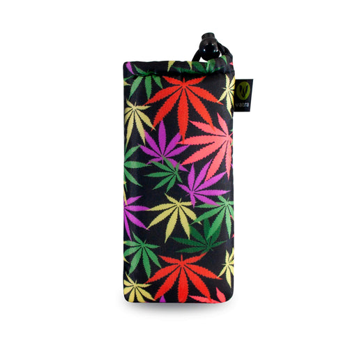 Cannabis Leaf Print Padded Pouch for glass hand pipes Canada