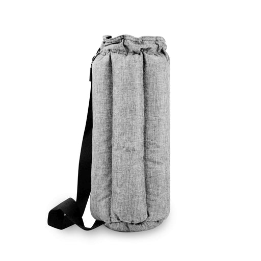 Woven Grey 14" Vatra Padded Tube Bag for Bongs and Water Pipes