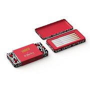 Red and Black Keith Haring Tin with Vibes Prerolled Hemp Cones Canada