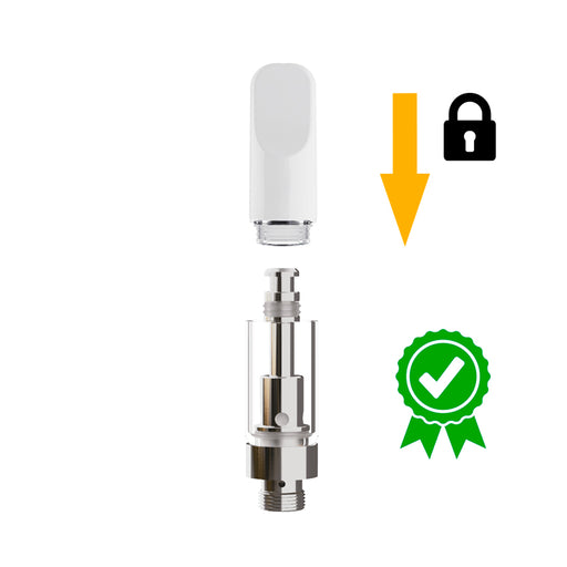 AVEO Cartridges with White Ceramic Mouth Piece 0.5ml