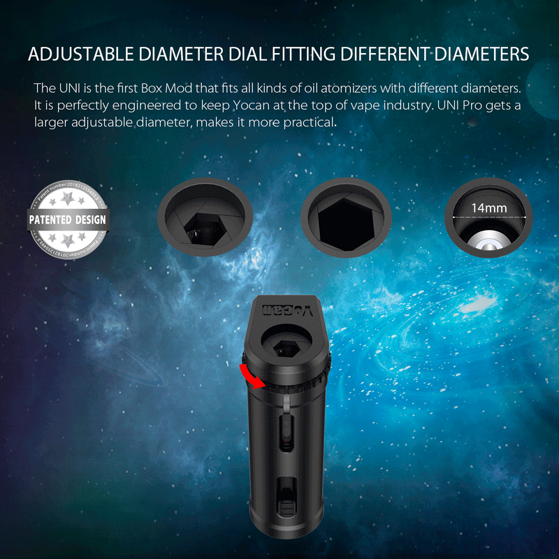 How to adjust Yocan UNI Pro Box Mod 