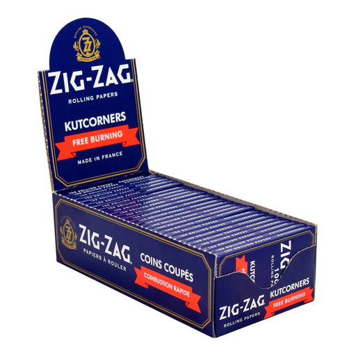 Zig Zag Blue Free Burning Kutcorners Cut Corners