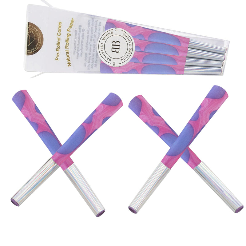 Pink and Purple Designer Pre Rolled Cones Canada