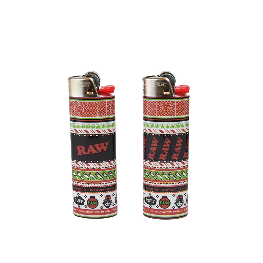 RAW Xmas Sweater Holiday BIC Lighters Head Candy Smoke Shop Canada