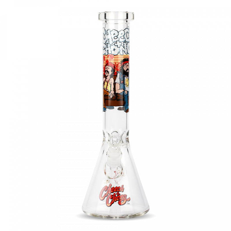 15 inch Cheech and Chong Couched Beaker Tube 