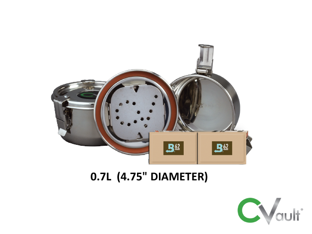 CVault Stainless Steel Storage with Boveda