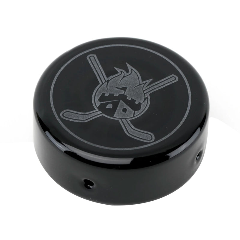 Empire Hockey Puck by Empire Glassworks Canada