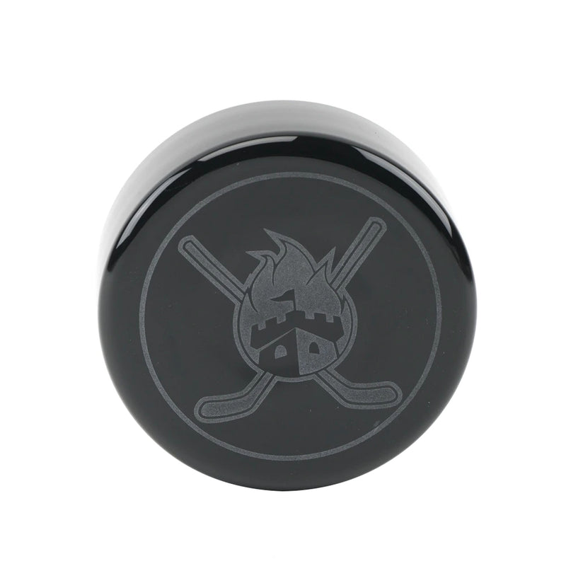 Hockey Puck Hand Pipe by Empire Glassworks Canada