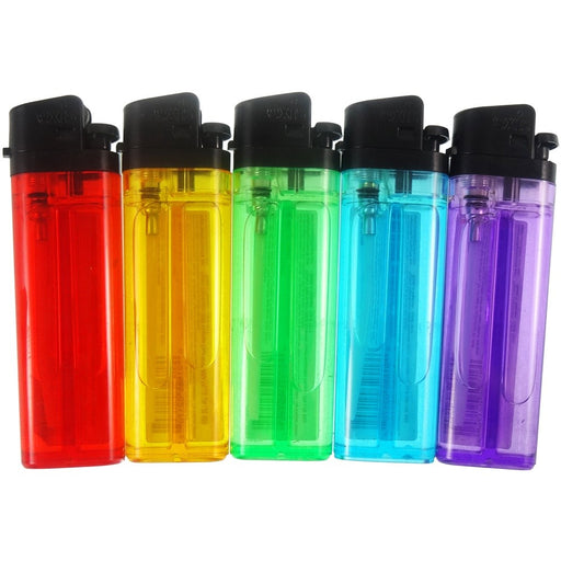 Cheap Disposable Lighters with Adjustable Flame Transparent