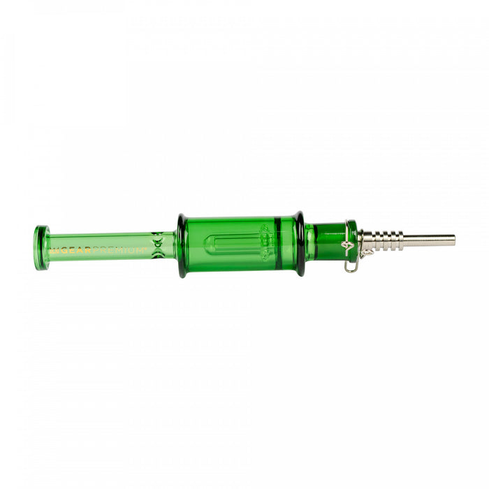 6.5" Green Concentrate Nectar Collector Dabmolisher with Showerhead Perc GEAR Premium Canada