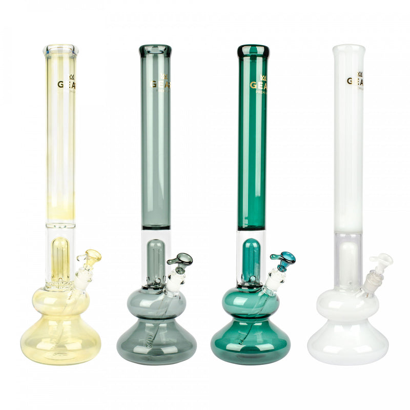 GEAR Premium 21 Inch Double Bubble Dome Perc Bong  Set Canada