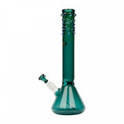 GEAR Premium 14 Inch Worked Top Teal Beaker Tube Bong Canada 