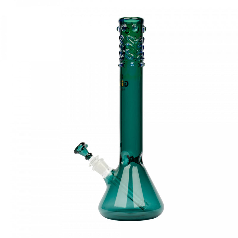 GEAR Premium 14 Inch Worked Top Teal Beaker Tube Bong Canada 
