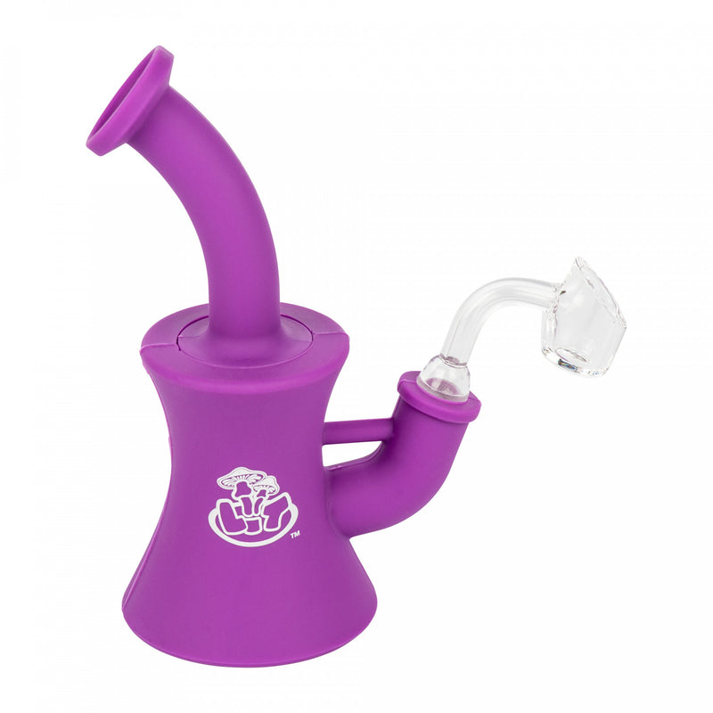 LIT Silicone 6.5" Concentrate Bubbler w/ Quartz Banger Canada