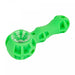 LIT Silicone Hand Pipe with Glass Bowl and Storage Spot Canada