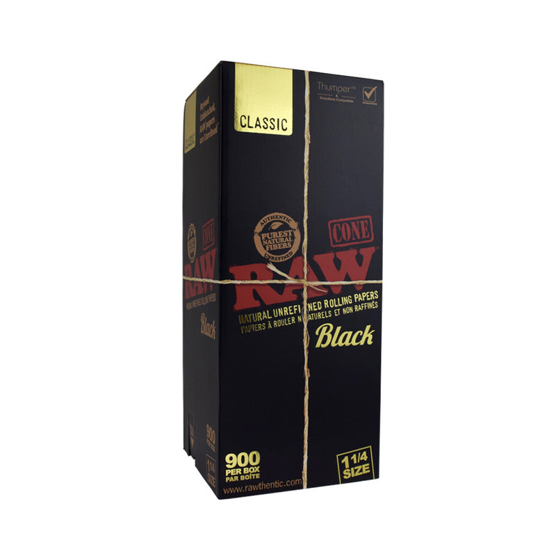RAW Black Prerolled Cones Canada