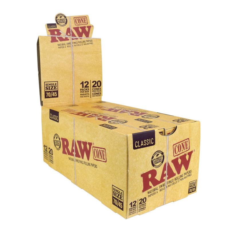 Case of RAW Single Size Cones 70/45 Canada