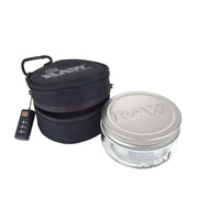 RAW 6oz Glass Mason Jar with Smell Proof Cozy Smallest Canada