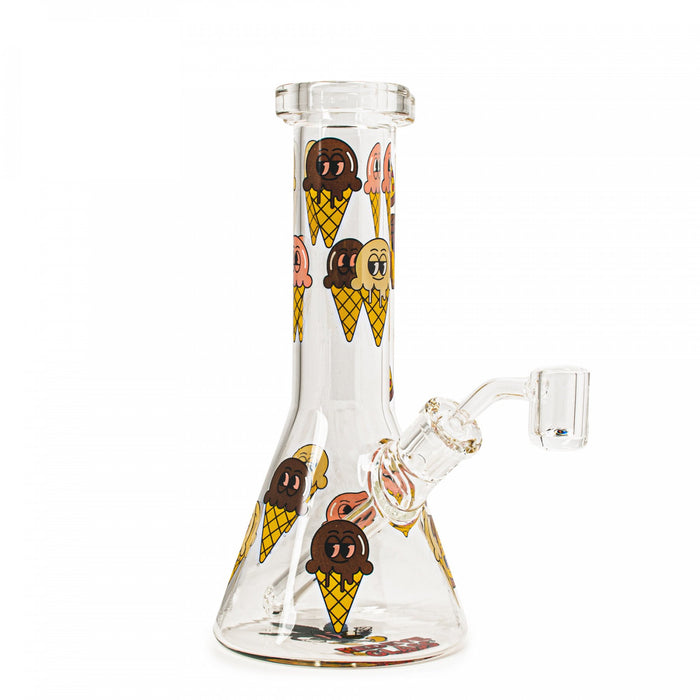 Red Eye Glass Dab Rig with Ice Cream Cones Canada