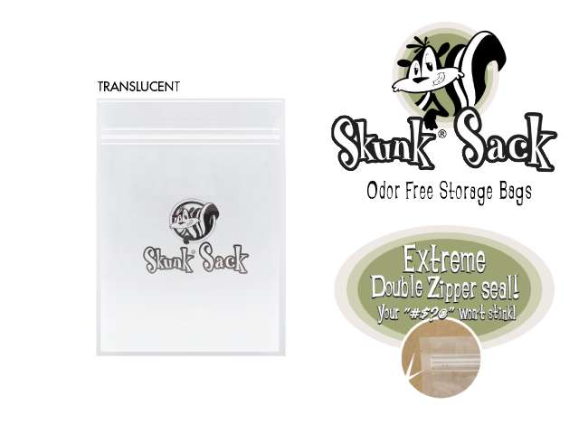 Skunk Sack Clear Smell Proof Storage Bags