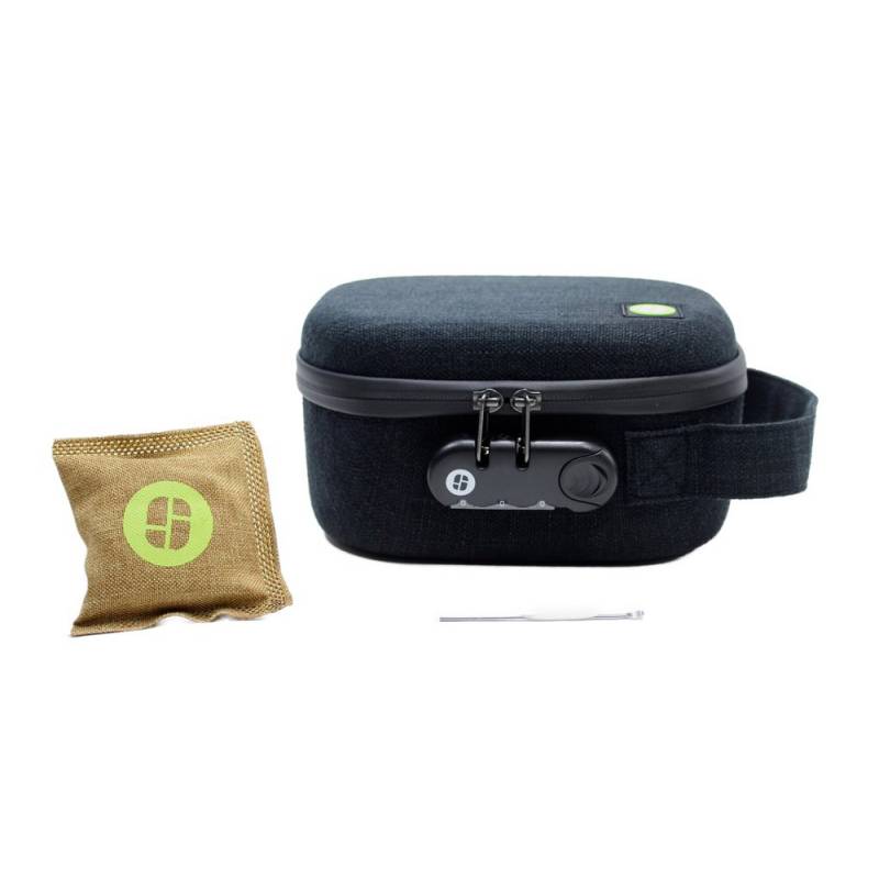 STASHLOGIX Silverton Smell Proof and Lockable Travel Case Medium