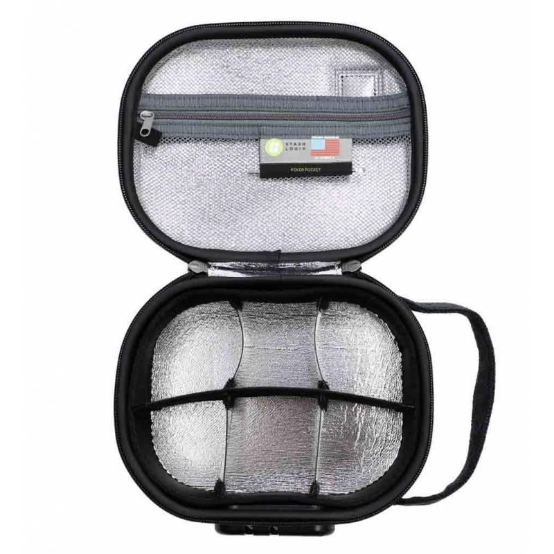 STASHLOGIX Silverton Smell Proof and Lockable Travel Case Medium