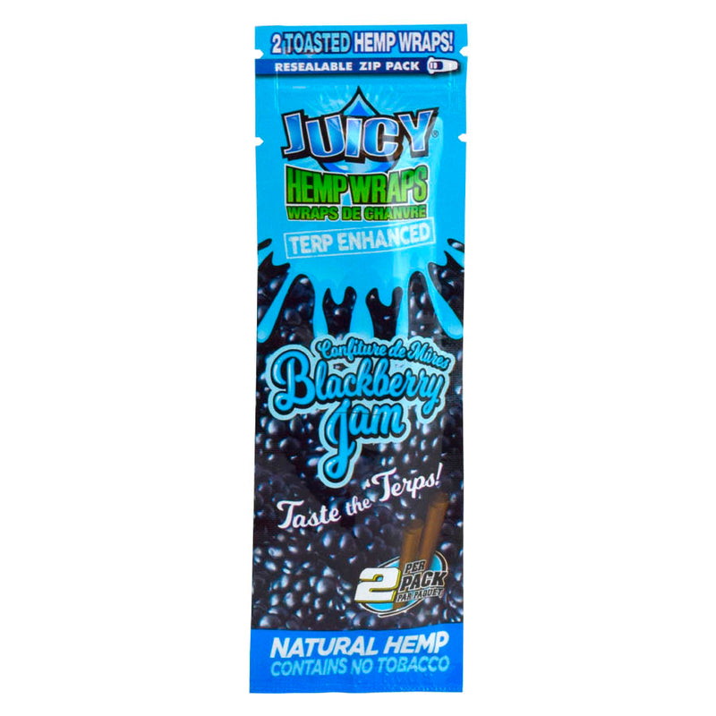 Blackberry Jam Terp Enhanced Juicy Hemp Wraps Canada