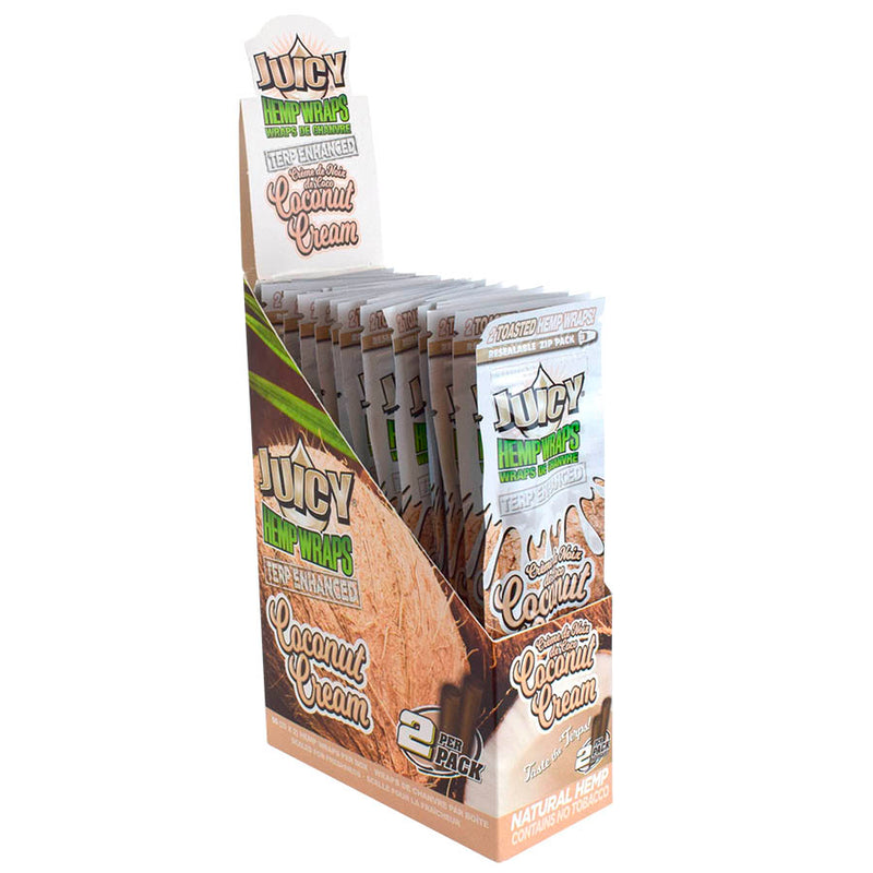 Coconut Cream Terp Enhanced Juicy Hemp Wraps Canada