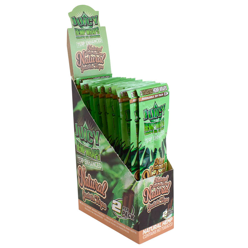 Natural Cases of Terp Enhanced Juicy Hemp Wraps Canada