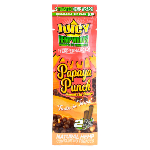 Papaya Punch Terp Enhanced Juicy Hemp Wraps Canada