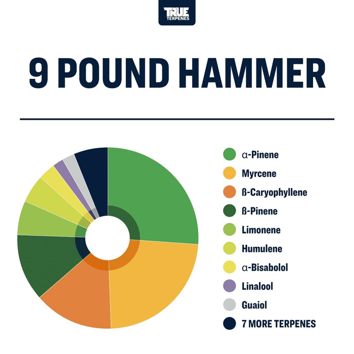 9 Pound Hammer True Terpenes Strain Profile Canada
