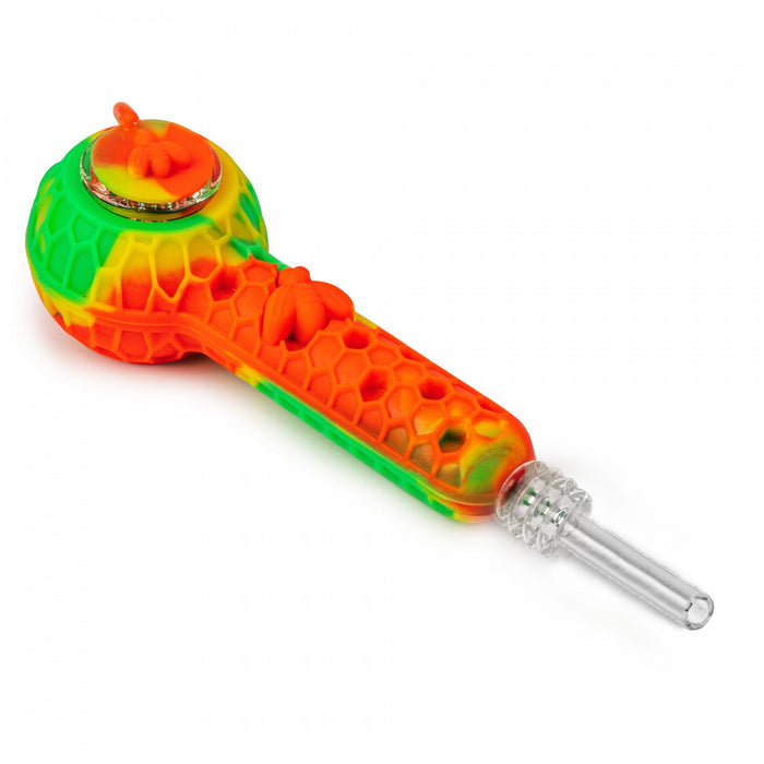Silicone Hand Pipe and Nectar Collector by LIT Canada